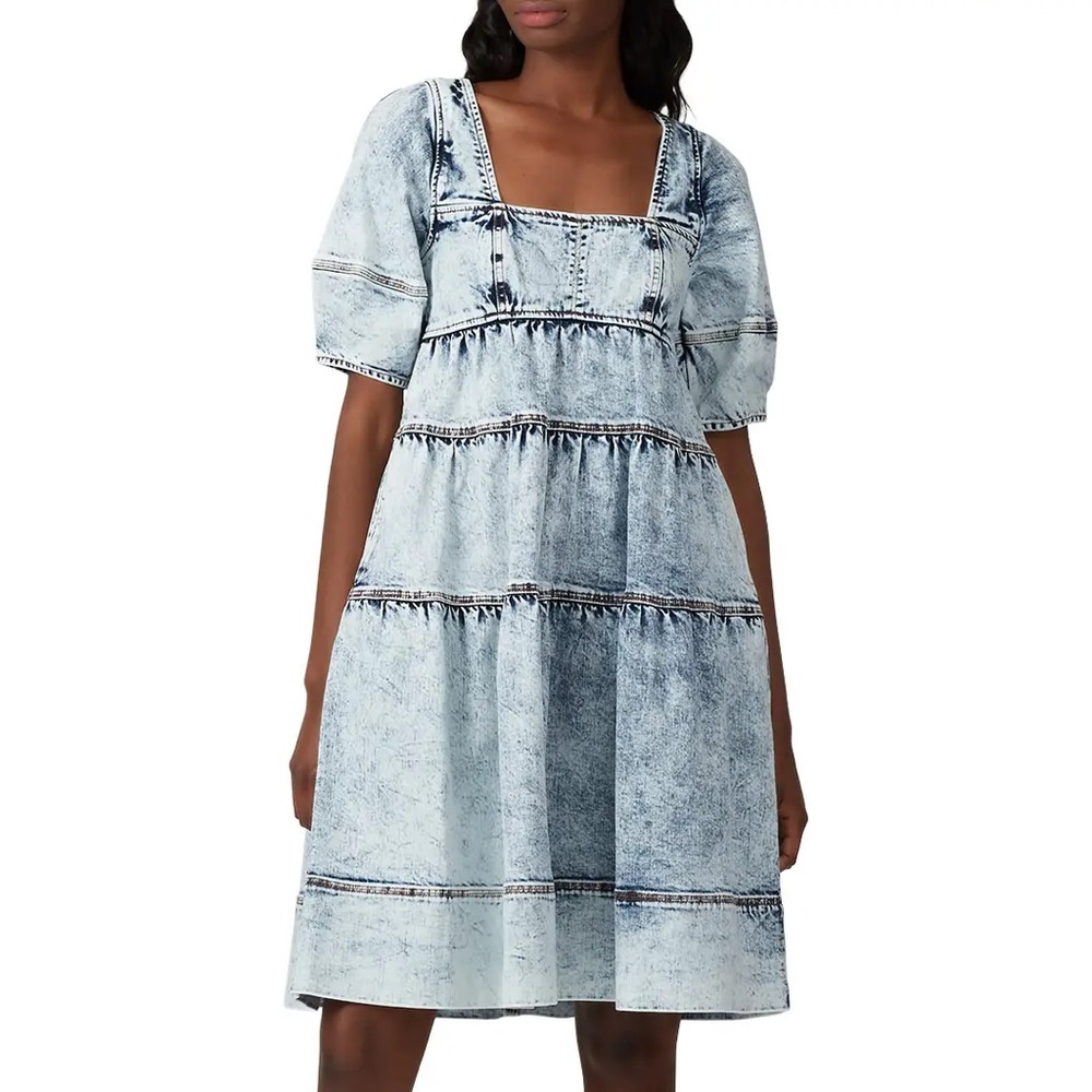 Ulla Johnson Devi Acid Wash Dress
